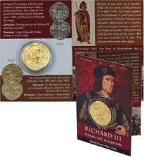 Richard III Gold Angel Reproduction Coin Pack Lovely Quality 2.5cm