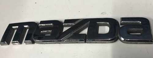 Mazda chrome car badge - chrome,