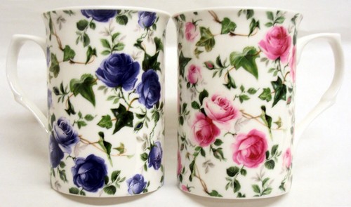 Ivy rose pink blue - ivy,