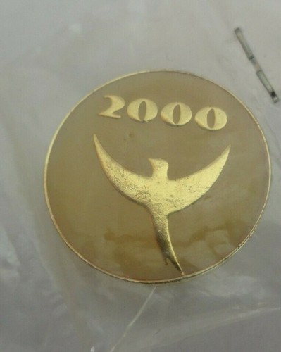 Swallow logo charity pin - charity, badge