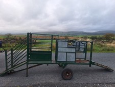 Sheep Scanning Trailer Handling Trailer Race Trailer Mobile Sheep Crush