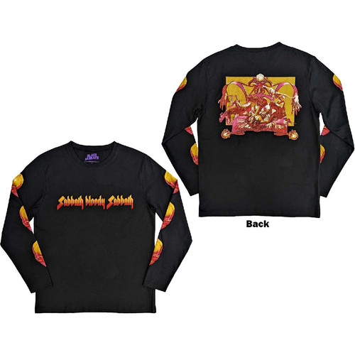 Black sabbath long sleeve - black,