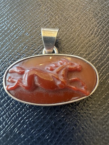 Sterling silver carved - silver,