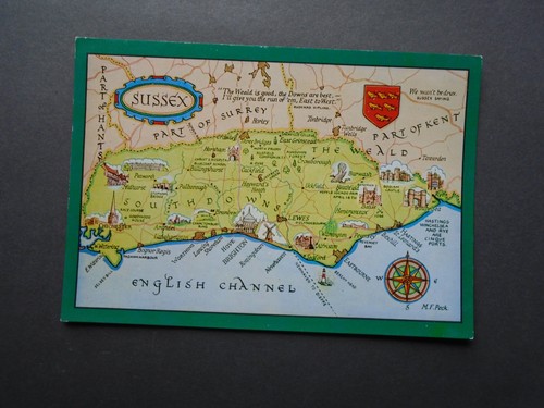 Sussex map of - a,