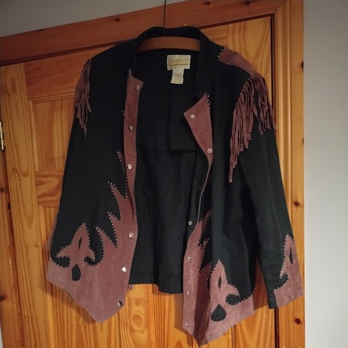 Vintage western leather jacket - vintage,