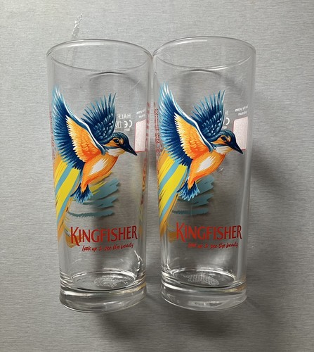 Kingfisher half pint beer - kingfisher,