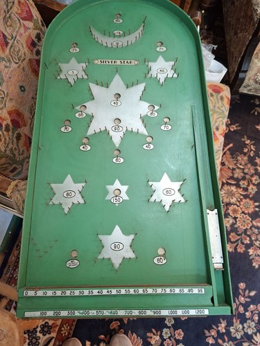 Silver star wooden table - silver,