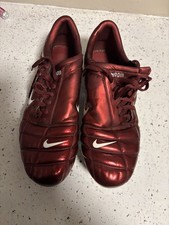 Nike Total 90 III Football Boots 2005 UK 11 T90 burgundy red rare