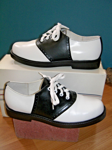 Vintage black white saddle - vintage,