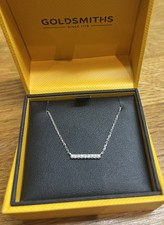 Goldsmiths 9ct White Gold And