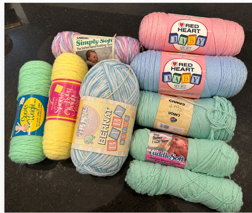 Vintage baby yarn - yarn, lot