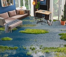 3D Sea Grass FZ8158 Floor WallPaper Murals Epoxy Floor Print Decal UK Amy
