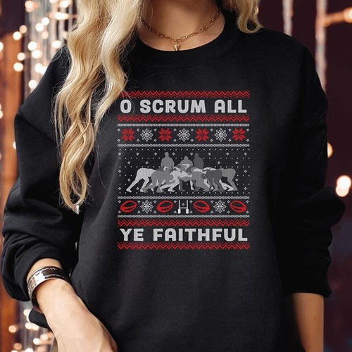 Sweatshirt scrum all - o,