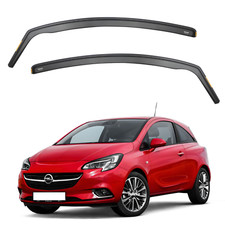 ISPEED Wind Deflectors For Vauxhall Corsa D/E 2006-2018 3 Door Hatchback Visors