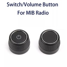 1/2X Car Radio Knob Button Turn Knob Left Right for VW RCD360 RCD440 RCD410 280
