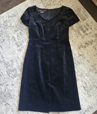 Laura Ashely Black Taffeta