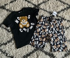 Moschino teddy print Shorts new with tags and t-shirt unworn boys age 8