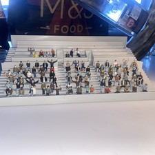 Subbuteo Supporters, Spectators, Crowd, Fans, 86 Seated Figures.