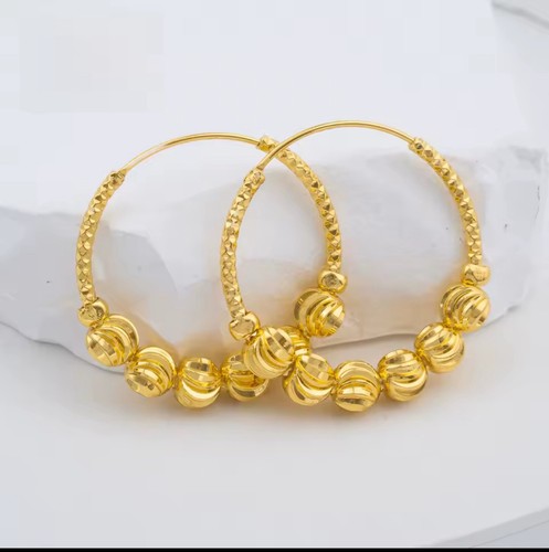 24k gold plated tassels - tassels, hoop
