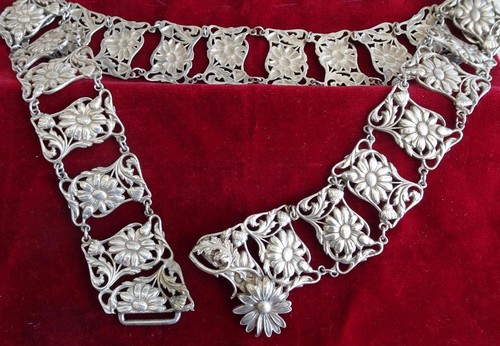 Edwardian silver plated daisy - silver,