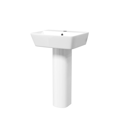 White 500mm square modern full - white,