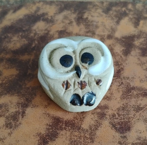 Small studio pottery - small, owl