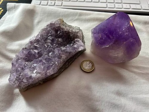 Natural amethyst raw stones - raw,