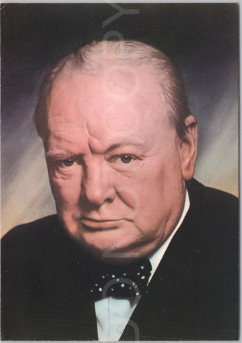 Portrait churchill ww2 - churchill,