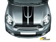 For Mini Cooper Bonnet  Stripes Vinyl Graphics Decals Racing Stickers