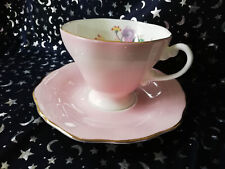 Vintage Crown Staffordshire Cup & Saucer Fine Bone China