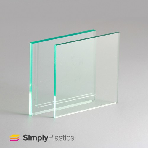 Glass look green edge - "look",