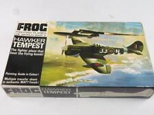 FROG Model Aircraft Kit F189 1/72 Hawker Tempest Unmade Black G Type Box 1967