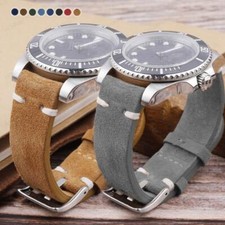 Suede Leather Watch Strap 18mm