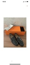 Hermes men patent - , leather