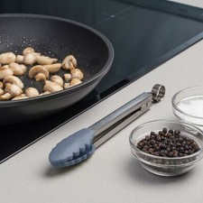 Zeal Silicone Mini Kitchen Tongs, Perfect for Serving, Cooking, BBQ and more