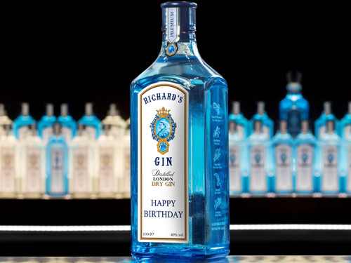 Personalised gin label - label, sticker