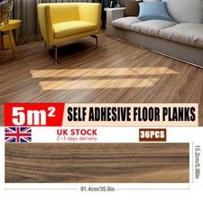 5m² Floor Planks Tiles Self