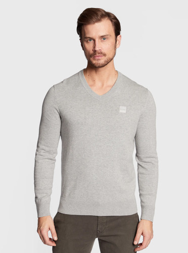 Boss neck mens - boss, grey