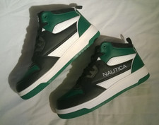 Nautica Clifftop Men's trainers size 10.5 UK. Black/Green - HIgh-Top