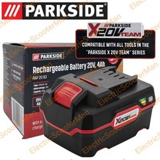 Parkside 20V 4Ah Battery For X20V Team Series Cordless Power Tool Drill Grinder