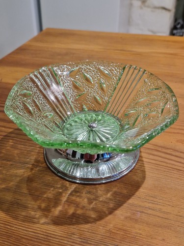 Vintage art deco green - vintage, pressed