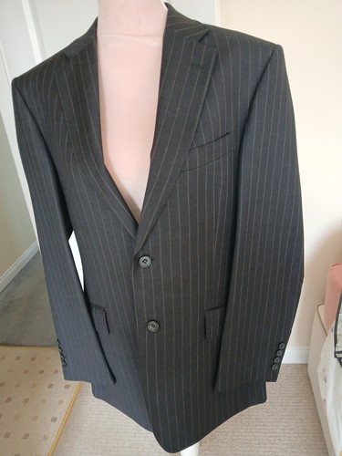 Gents charcoal grey pin - gents,