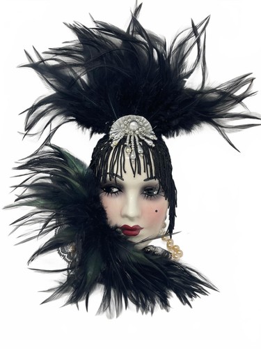 Vintage flapper wall - wall, art