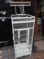 bird cage suit budgie or small parrot good condition on wheels