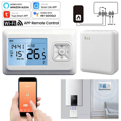 Smart wifi room thermostat - rf,