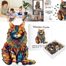 New Wooden Cat Jigsaw Puzzles