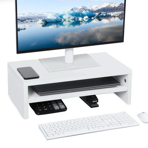 Tier monitor riser laptop - 2-tier,