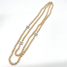 CHANEL 3-strand Coco Mark faux