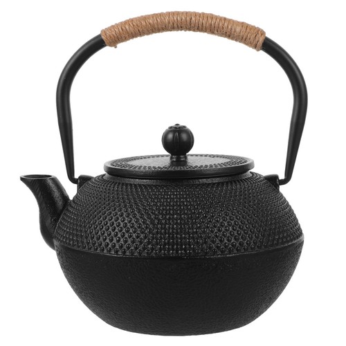 Metal tea kettle cast iron - metal,
