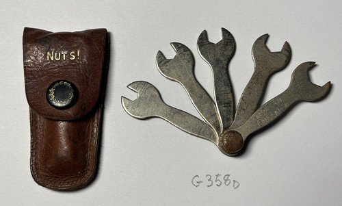 Vintage mini spanner set nuts - mini,